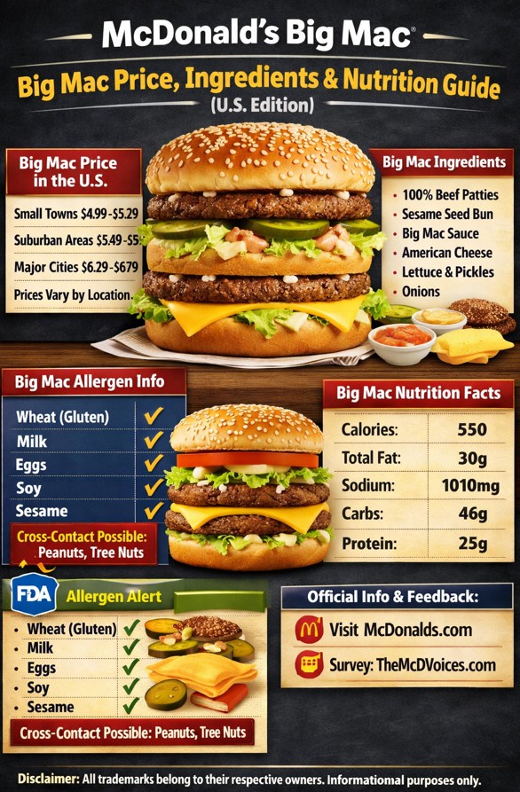 McDonald’s Big Mac price