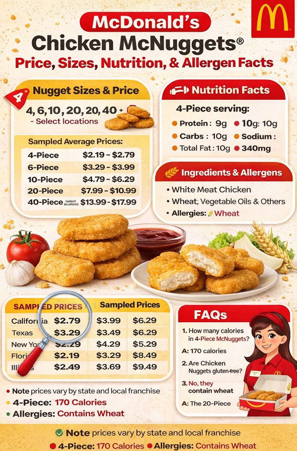 McDonald’s Chicken McNuggets price