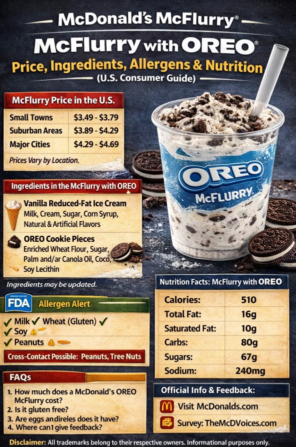 McDonald’s McFlurry with OREO